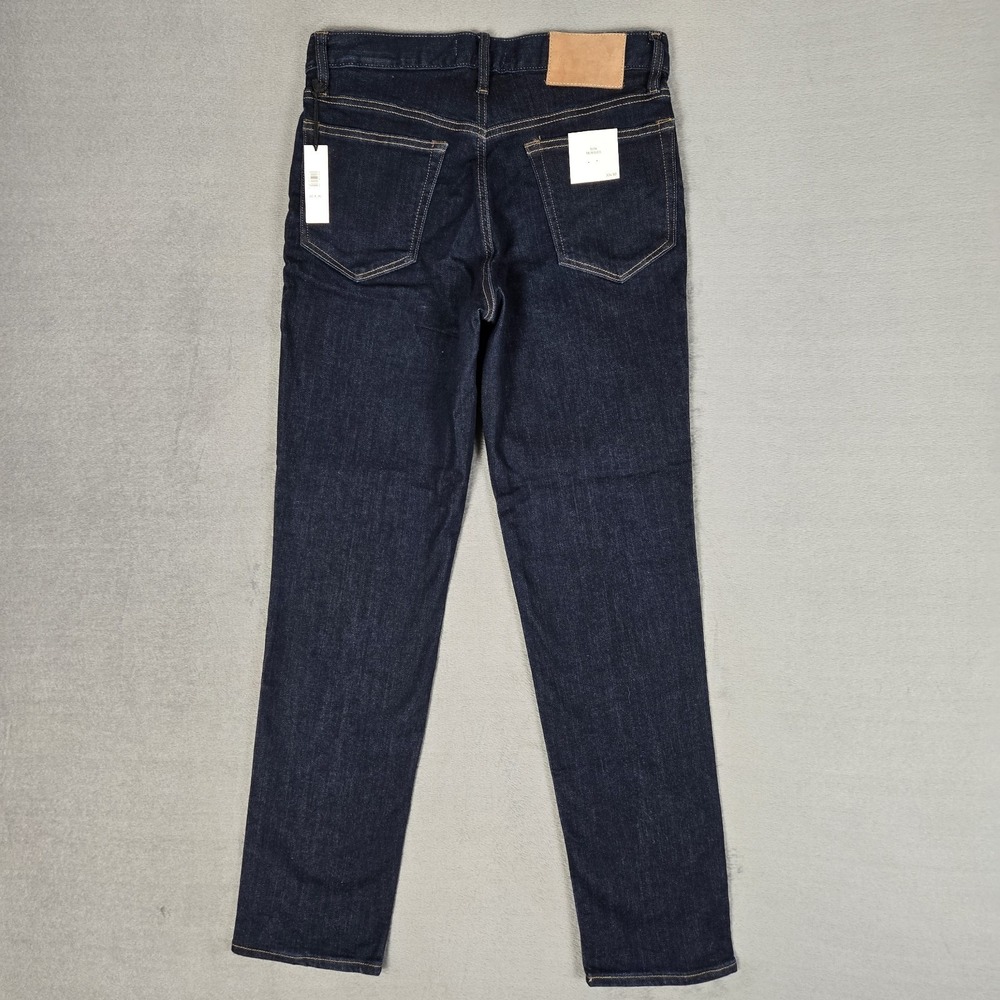 Banana Republic Jeans Mens 30x30 Slim Fit Luxe Traveler Dark Wash Blue NWT